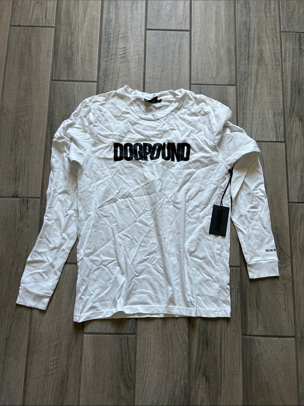 Dogpound Men's Long Sleeve Logo T-Shirt - White
